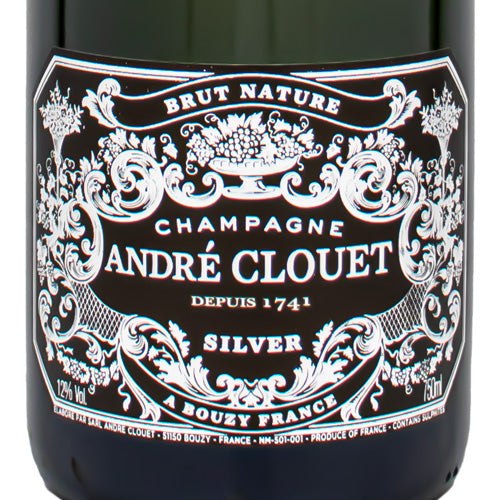 【正規輸入品】アンドレ クルエ シルバー ブリュット ナチュール NV 750ml 箱なし シャンパン