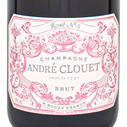 【正規輸入品】アンドレ クルエ ブリュット ロゼ(NO.5)NV 750ml 箱なし シャンパン