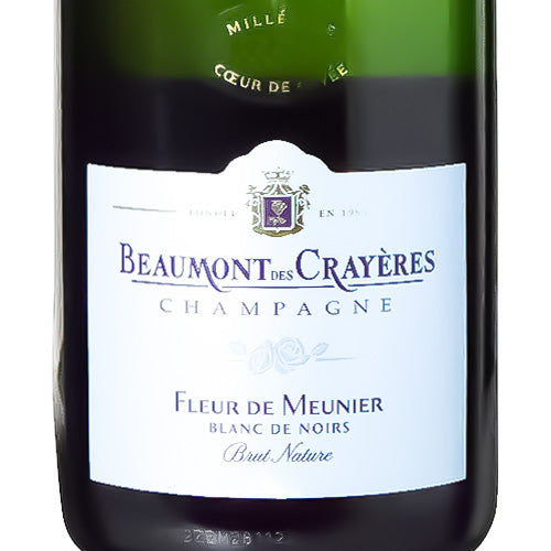 ボーモン デ クレイエール フルール ド ムニエ ブランド ノワール ブリュット ナチュール 2015 750ml 箱なし シャンパン