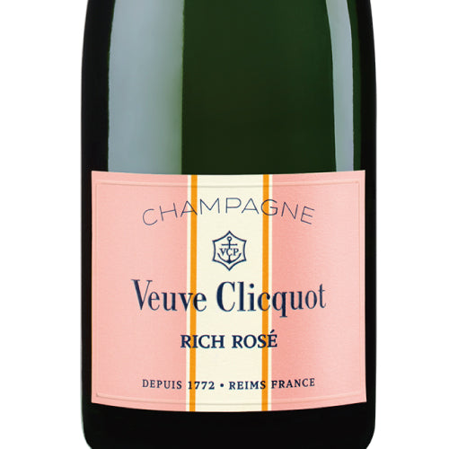 【正規輸入品】ヴーヴ クリコ リッチ オン アイス ロゼ NV 750ml 箱なし ドゥー シャンパン