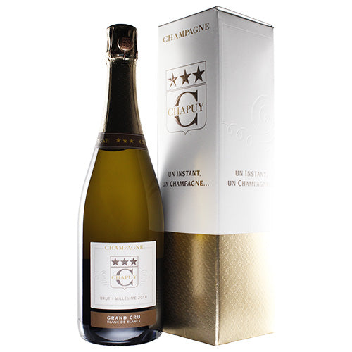シャンパーニュ シャピュイ ブリュット レゼルヴ ブラン ド ブラン ミレジム 2018 750ml 箱付 シャンパン