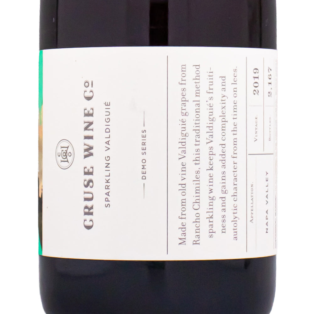 クルーズ ワイン カンパニー スパークリング ヴァルディギエ デモ シリーズ ナパ ヴァレー 2019 750ml 箱なし アメリカ スパークリングワイン 辛口