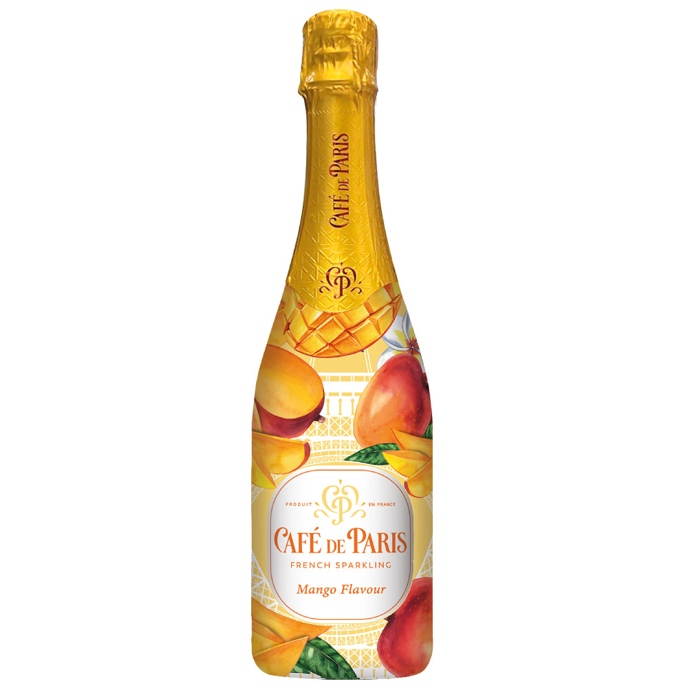 【正規輸入品】 カフェ ド パリ マンゴー NV 750ml 箱なし スパークリング ワイン フランス ボルドー やや甘口