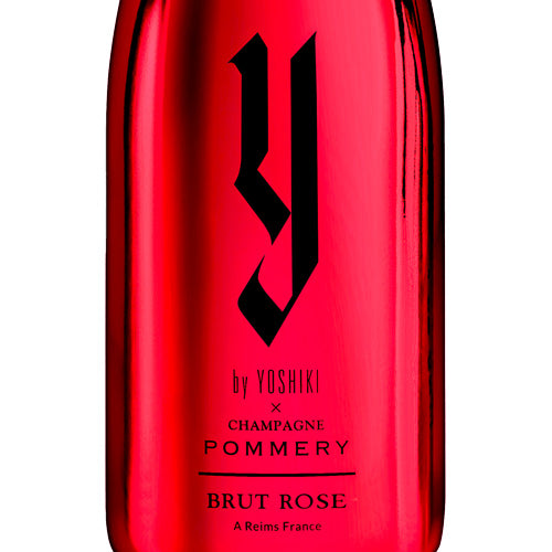 【2本セット】 y by YOSHIKI ワイ バイ ヨシキ × シャンパーニュ ポメリー NV シャンパーニュ 750ml × 2本 (ロゼ ブリュット/ブリュット)セット 箱なし シャンパン