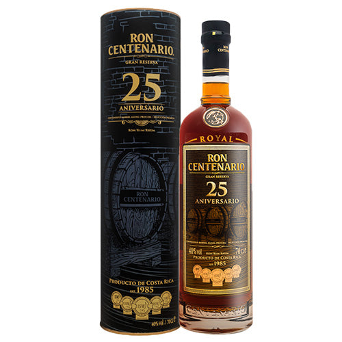 ロイヤル センテナリオ 25 グランレセルバ 40% 700ml 箱付 スピリッツ ラム コスタリカ