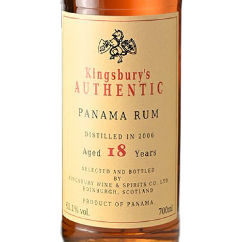 キングスバリー オーセンティック ラム パナマ 2006 18年 61.1% 700ml 箱付 スピリッツ ラム