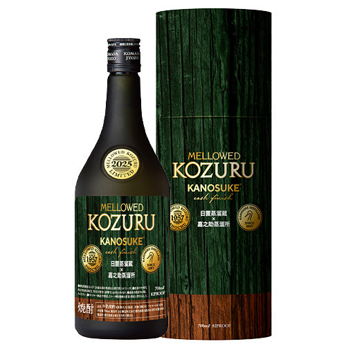 樽熟成こめ焼酎 メローコヅル 嘉之助カスクフィニッシュ 2025 41% 700ml 小正醸造 箱付 米 焼酎 鹿児島県