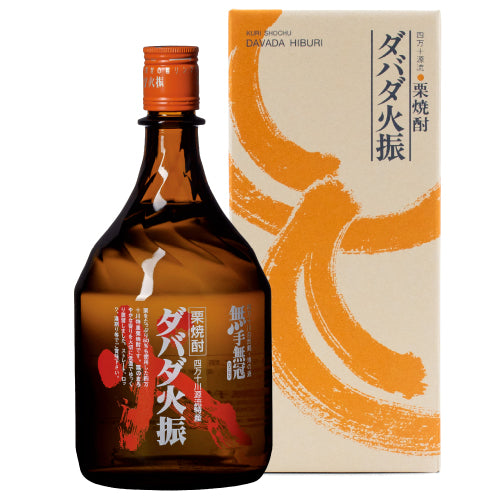無手無冠 栗焼酎 ダバダ火振(だばだひぶり)25% 900ml 箱付 焼酎 高知県