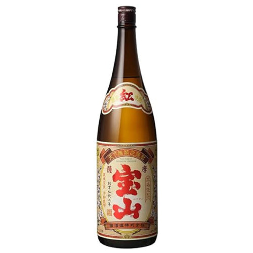 西酒造 紅薩摩宝山 25% 黒麹 1800ml 箱なし 芋 焼酎 鹿児島