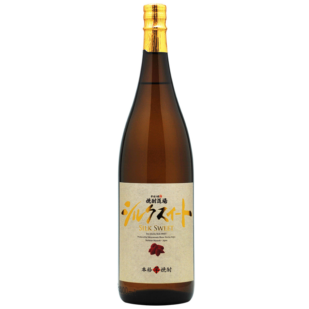 本格芋焼酎 焼酎道場 シルクスイート仕込 黒麹 25% 1800ml 1.8l 櫻の郷酒造 宮崎県