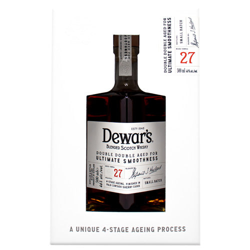 デュワーズ ダブルダブル 27年 46% 500ml 箱付 スコッチ ウイスキー