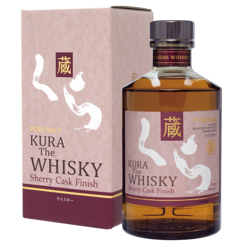 KURA(くら)ザ ウイスキー シェリーカスクフィニッシュ 40% 750ml ヘリオス酒造 箱付 ピュアモルト ウイスキー 沖縄県
