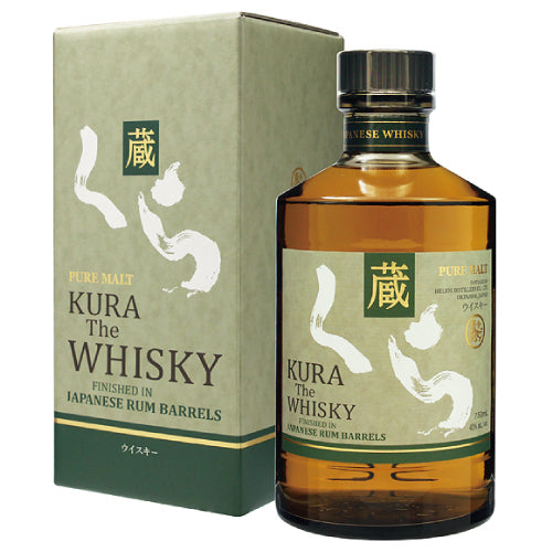 KURA(くら)ザ ウイスキー ラムカスクフィニッシュ 40% 750ml ヘリオス酒造 箱付 ピュアモルト ウイスキー 沖縄県