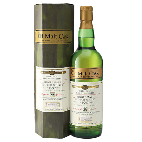 ハンターレイン OMC(オールド モルト カスク)25周年記念 マクダフ 1997 26年 カスクストレングス 50% 700ml 箱付 シングルモルト スコッチ ウイスキー