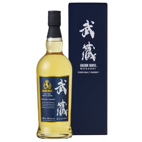 東亜酒造 ゴールデンホース 武蔵 43% 700ml 箱付 ジャパニーズ ピュアモルト ウイスキー