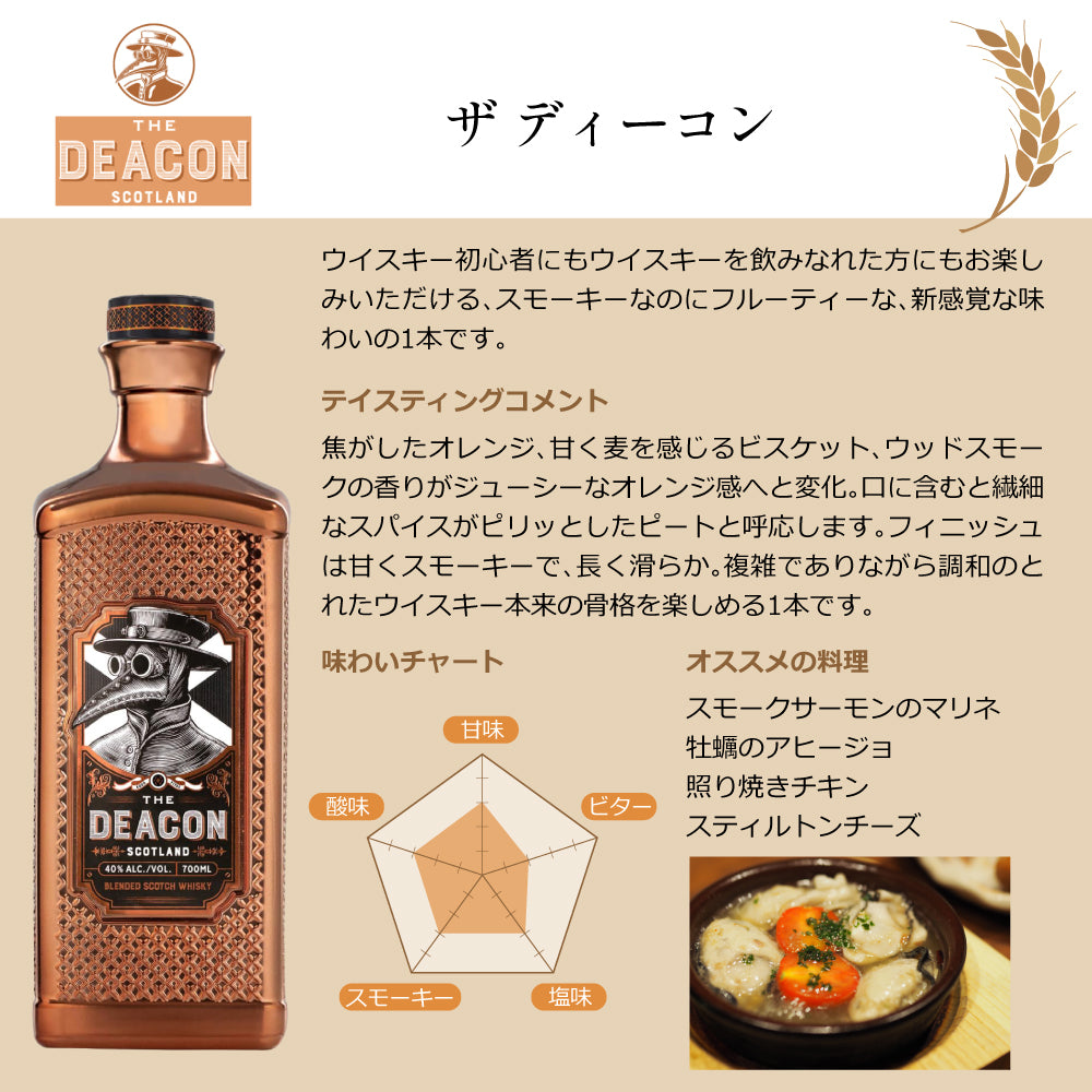 ディーコン & アードベッグ ウィー ビースティー 5年 スコッ チ ウイスキー スモーキー 飲み 比べ ギフト セット 700ml × 2 本