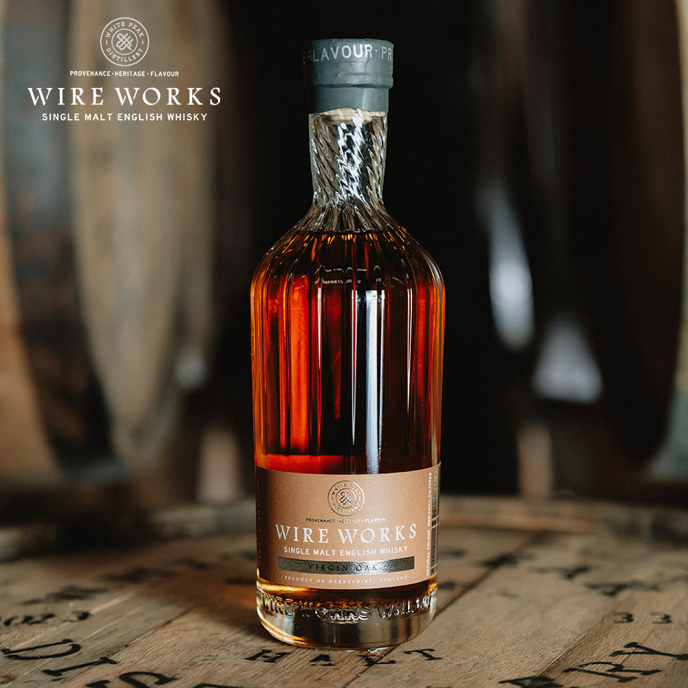 【正規輸入品】ワイヤーワークス ヴァージンオーク 50.5% 700ml 箱なし シングルモルト イングリッシュウイスキー ホワイトピーク蒸留所