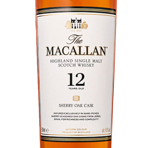 【正規輸入品】 ザ マッカラン シェリーオーク 12年 40% 700ml 箱付 シングルモルト スコッチ ウイスキー