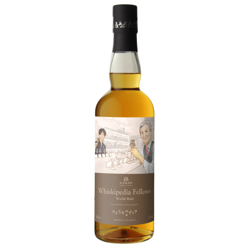 長濱蒸溜所 ウイスキペディア フェローズ ワールドモルト 47% 700ml 箱なし ブレンデッド モルト ウイスキー