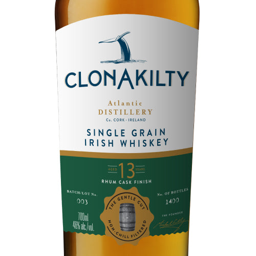 クロナキルティ 13年 シングルグレーン ラムカスク フィニッシュ 46% 700ml 箱付 アイリッシュ ウイスキー