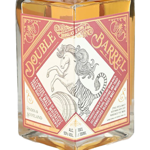 ダグラス レイン ダブルバレル インディア & スコットランド 50% 700ml 箱なし ブレンデッド モルト スコッチ ウイスキー