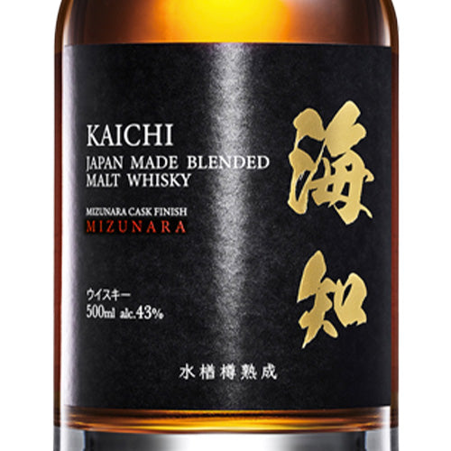 海知 KAICHI 水楢(ミズナラ)樽熟成 43% 500ml シーウィングス 箱付 ジャパニーズ ブレンデッド モルト ウイスキー