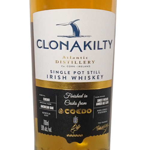 クロナキルティ シングルポットスチルウイスキー コエドビールカスクフィニッシュ50% 700ml 箱なし アイリッシュウイスキー
