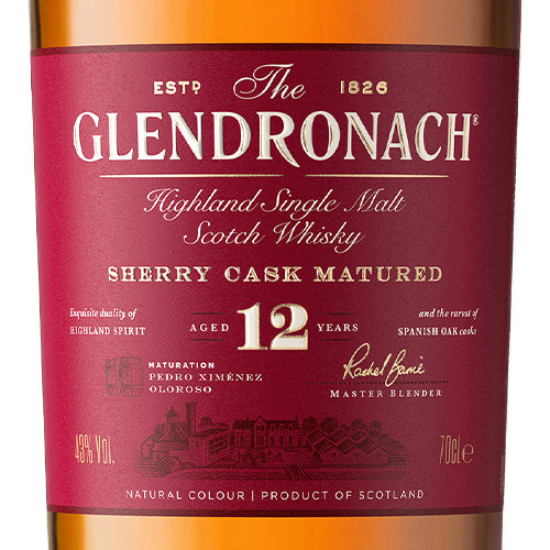 ザ グレンドロナック 12年 43% 700ml 箱付 シングルモルト スコッチ ウイスキー