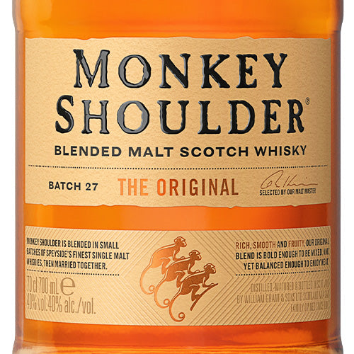 モンキーショルダー オリジナル 40% 700ml 箱なし ブレンデッド モルト スコッチ ウイスキー