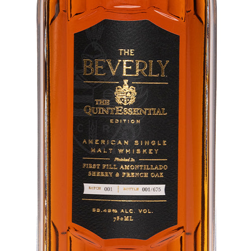 ザ ビバリー クイントエッセンシャル アメリカン シングルモルト 58.45% 750ml 箱なし ウイスキー