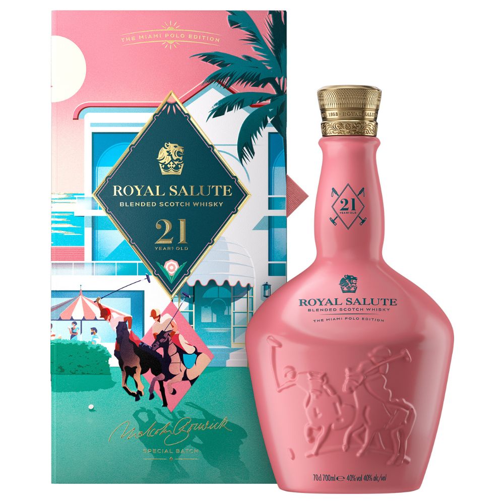【正規輸入品】Eコマースチャネル限定 ローヤルサルート 21年 マイアミ ポロ エディション 40% 700ml 箱付 ブレンデッド スコッチ ウイスキー