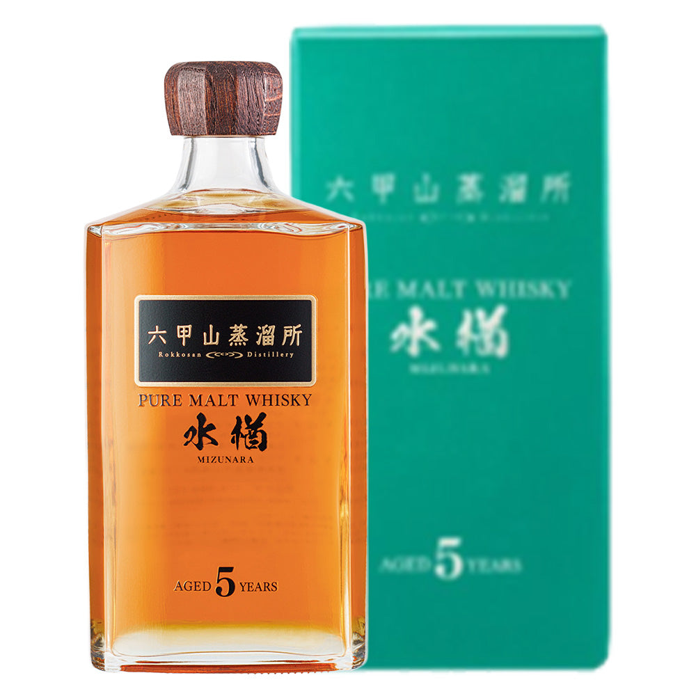 六甲山 ピュアモルト ウイスキー 水楢5年 ノンピート 42% 720ml 箱付 ジャパニーズ ウイスキー