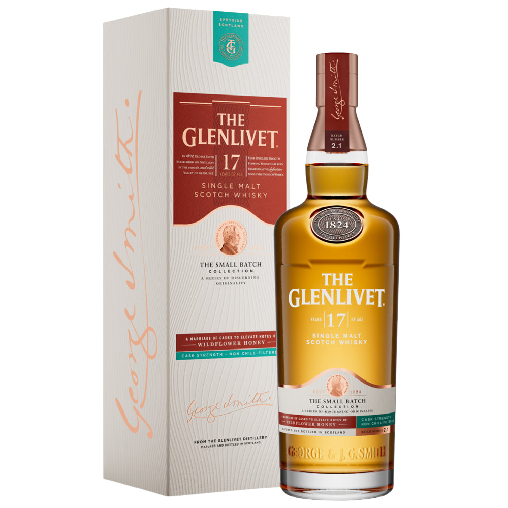 【正規輸入品】 ザ グレンリベット スモールバッチ 17年 55.3% 700ml 箱付 シングルモルト スコッチ ウイスキー