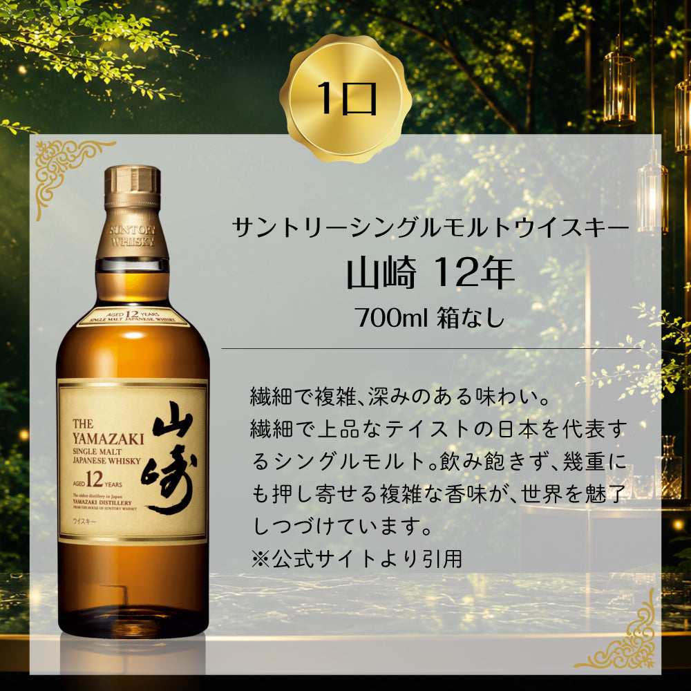【第11弾】50口限定 SAKE People厳選 豪華ウイスキーくじ