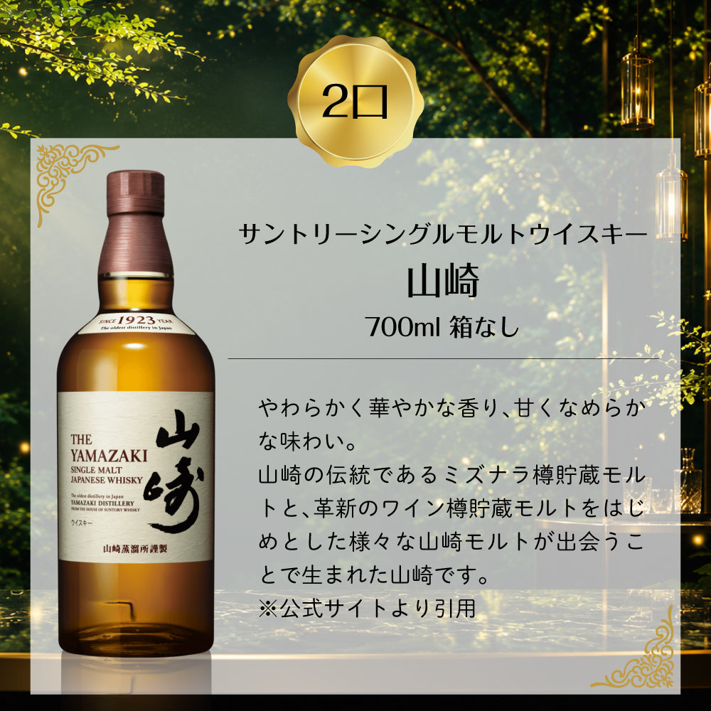 【第11弾】50口限定 SAKE People厳選 豪華ウイスキーくじ