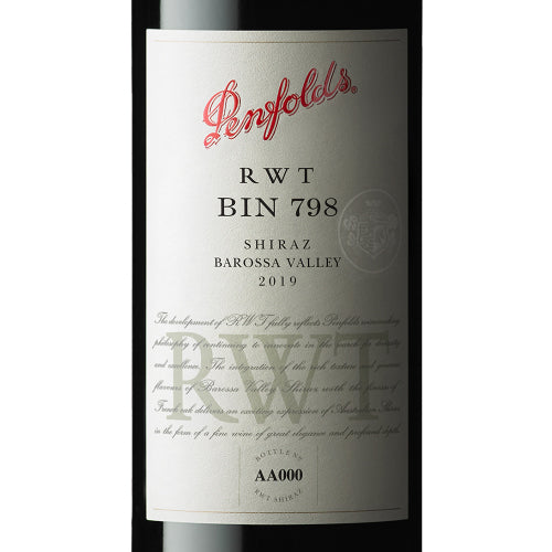 ペンフォールズ RWT(アール ダブリュ ティー)ビン 798 バロッサ ヴァレー シラーズ 2019 750ml 箱付 赤ワイン サウス オーストラリア バロッサ フルボディ