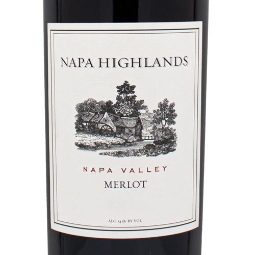 ナパ ハイランズ メルロ ナパ ヴァレー 2023 750ml 赤ワイン アメリカ カリフォルニア フルボディ