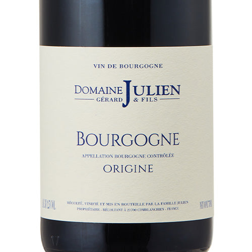 ドメーヌ ジュリアン ジェラール&フィス ブルゴーニュ ルージュ オリジン 2022 750ml 赤ワイン フランス ブルゴーニュ ミディアムボディ