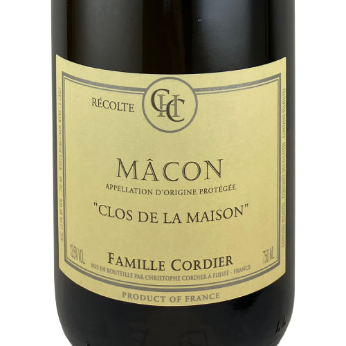 ファミーユ コルディエ マコン クロ ド ラ メゾン 2024 750ml 白ワイン フランス ブルゴーニュ 辛口