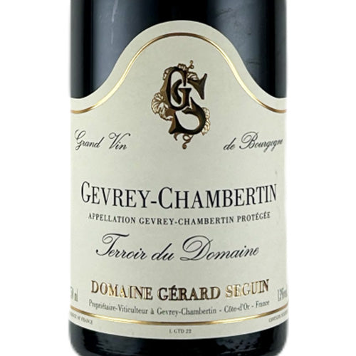 ジェラール セガン ジュヴレ シャンベルタン テロワール デュ ドメーヌ 2023 750ml 赤ワイン フランス ブルゴーニュ ミディアムボディ