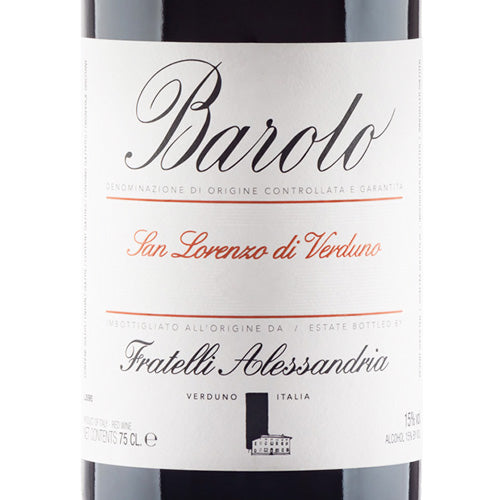 フラテッリ アレッサンドリア バローロ サン ロレンツォ ディ ヴェルドゥーノ 2020 750ml 赤ワイン イタリア ピエモンテ フルボディ