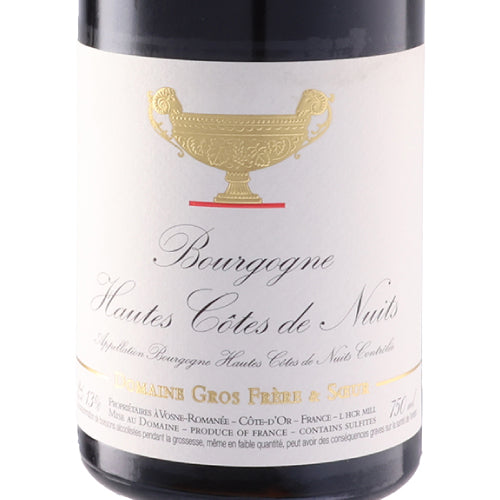 ドメーヌ グロ フレール エ スール ブルゴーニュ オート コート ド ニュイ ルージュ 2022 750ml 赤ワイン フランス ブルゴーニュ ミディアムボディ