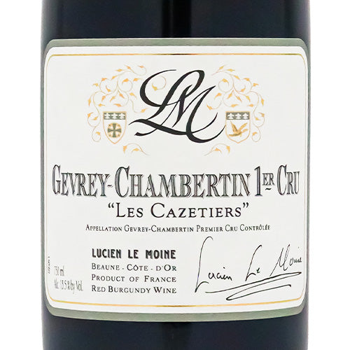 ルシアン ル モワンヌ ジュヴレ シャンベルタン プルミエ クリュ レ カズティエ 2022 750ml 赤ワイン フランス ブルゴーニュ ミディアムボディ