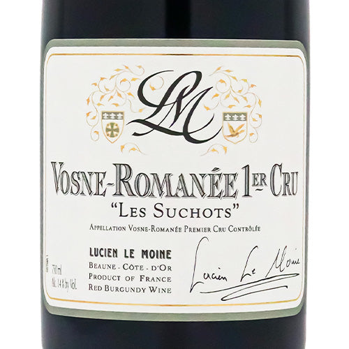ルシアン ル モワンヌ ヴォーヌ ロマネ プルミエ クリュ レ スショ 2022 750ml 赤ワイン フランス ブルゴーニュ ミディアムボディ