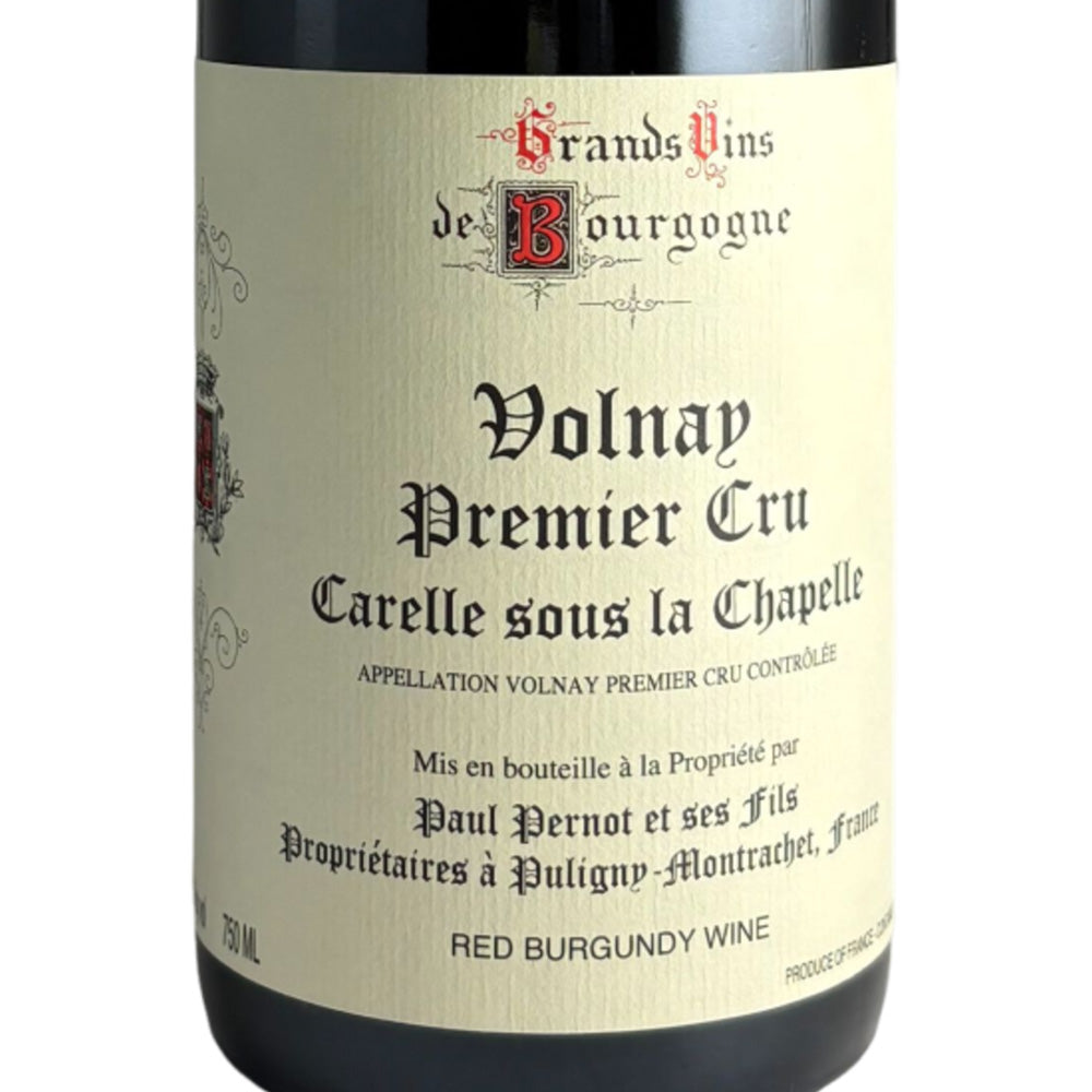 【正規輸入品】ポール ペルノ ヴォルネイ プルミエ クリュ カレル スー ラ シャペル 2024 750ml 赤ワイン フランス ブルゴーニュ ミディアムボディ