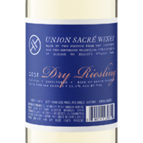 ユニオン サクレ ワインズ ドライ リースリング 2023 750ml 白ワイン アメリカ カリフォルニア 辛口