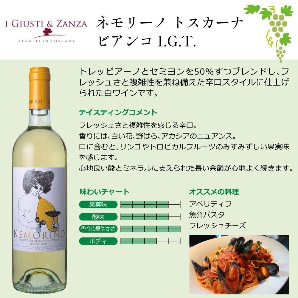 ネモリーノ 赤と白 ふたりの愛トスカーナギフトセット 750ml x 2本 ミックスセット ワインセット イタリア トスカーナ