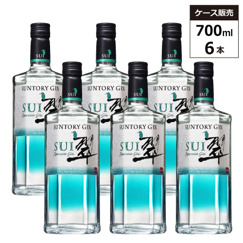 【6本セット】サントリー ジャパニーズ ジン 翠 SUI 40% 700ml スピリッツ ジン