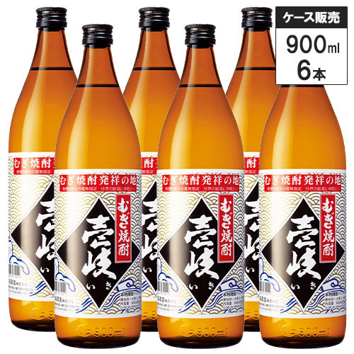 【6本セット】玄海酒造 本格むぎ焼酎 壱岐(ビン)25% 900ml 麦焼酎 長崎県