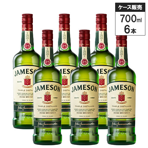 【6本セット】ジェムソン スタンダード 40% 700ml ブレンデッドウイスキー アイリッシュ ウイスキー